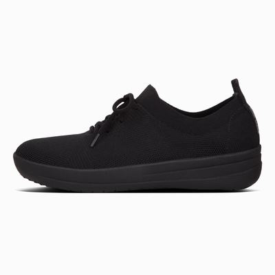 Fitflop F-Sporty Überknit - Sneaker Damen - Schwarz (DBE095164)